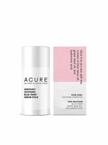 img 3 attached to Acure Seriously Soothing Serum Stick: 100% Vegan For Dry To Sensitive Skin - Blue Tansy, Hyaluronic Acid, Unscented - Hydrates & Soothes 1 Fl Oz