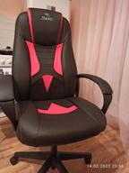 img 1 attached to Computer chair Zombie 8 gaming, upholstery: imitation leather, color: black review by Boyan Asenov ᠌