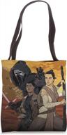 star wars force awakens illustrated tote bag group gift logo