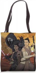 img 4 attached to Star Wars Force Awakens Illustrated Tote Bag Group Gift