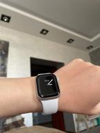 img 1 attached to Smart watch Apple Watch Series 8 41 mm Aluminum Case, starlight Sport Band review by Wiktor Marciniak ᠌