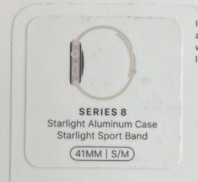 img 11 attached to Smart watch Apple Watch Series 8 41 mm Aluminum Case, starlight Sport Band