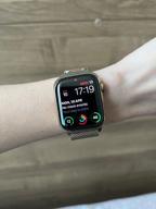 img 1 attached to Smart watch Apple Watch Series 8 41 mm Aluminum Case, starlight Sport Band review by Anna Suszter ᠌
