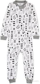 img 4 attached to 🌿 HonestBaby Organic Cotton Toddler Footless Pajama with Snug Fit