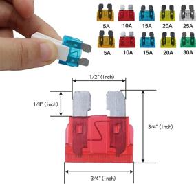 img 1 attached to 🔧 IZTOSS 21-Slot Relay Box: High-Performance 7 Relays, 9 ATC/ATO Fuses Holder for Automotive and Marine Engine Bay
