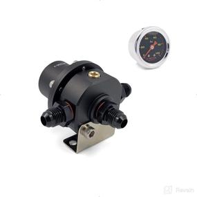 img 2 attached to 🔧 Adjustable Universal Fuel Pressure Regulator Kit with Return Port - 6AN by K-MOTOR PERFORMANCE