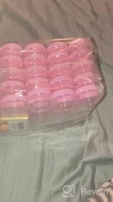 img 7 attached to 40-Piece ZEJIA Sample Container Set With Pink Lids - 10 Gram Small Plastic Jars For Organizing And Storing Samples