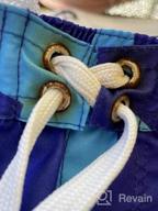 img 1 attached to 🩳 Stylish Swimwear for Boys: Kids Swim Trunk Anchor 10 - Perfect for Pool or Beach review by Eddie Man