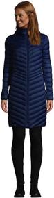img 4 attached to Lands End Womens Packable Down Women's Clothing : Coats, Jackets & Vests