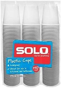 img 3 attached to 🥤 150-Count Package of Solo 3-Ounce Plastic Bathroom Cups (150)