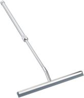 🚿 wenko glass doors, bathroom squeegee for shower, stainless steel 10.2x14.6-23.2x1.2 inches, 1x10x15-23 inches, shiny logo