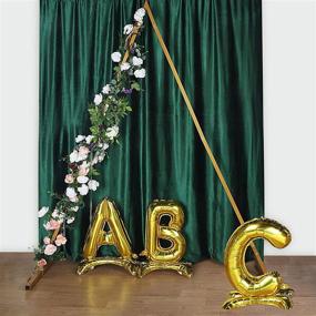 img 3 attached to Stunning 8 Ft Gold Wedding Arch - Photo Booth Backdrop Stand With 100 Lbs Capacity By Efavormart
