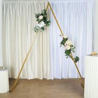 stunning 8 ft gold wedding arch - photo booth backdrop stand with 100 lbs capacity by efavormart logo