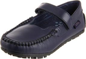 img 4 attached to Униформа Moraine Uniform Moccasin для девочек-подростков в дошкольной форме: обувь