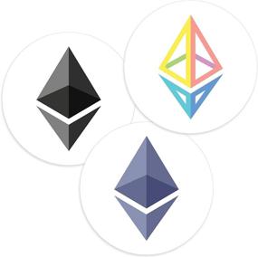 img 4 attached to Stickios Ethereum Stickers Waterproof Bubble Free