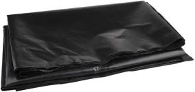 img 4 attached to 6 X 6.6 Feet Black Rubber Pond Liner For Water Garden Ponds, Streams, And Fountains By Firlar