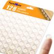 protect your cabinet doors and drawers with 128 adhesive rubber bumpers - sound dampening and perfect for picture frames and cutting boards! logo