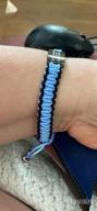 img 1 attached to VNOX Custom Engraving Handmade Braided Rope Adjustable Medical Alert ID Bracelet - Ideal for Adults & Kids, Size 5.9-9 Inches review by Nicholas Suave