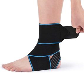 img 4 attached to Ultimate Support For Active Feet: AVIDDA Adjustable Compression Ankle Brace For Men And Women