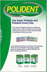 img 2 attached to 🦷 Efficiently Clean Dentures with Polident Antibacterial Denture Cleanser Tablets