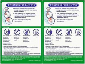 img 3 attached to 🦷 Efficiently Clean Dentures with Polident Antibacterial Denture Cleanser Tablets