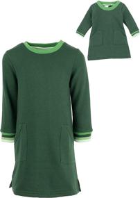 img 1 attached to Leveret Toddler Uniform Girls Sweatshirt Girls' Clothing and Dresses