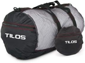 img 1 attached to Kdabra Tilos Diving Mesh Duffel Bag - Compact Travel Storage Solution