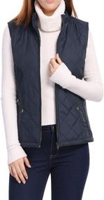 img 3 attached to Allegra Womens Collar Lightweight Quilted Women's Clothing : Coats, Jackets & Vests