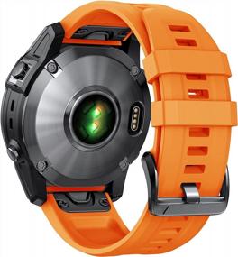 img 4 attached to NotoCity Silicone Watch Band For Fenix 6S And 5S Plus: Quickfit, Durable, And Ergonomic