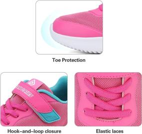 img 3 attached to DREAM PAIRS Contact K Girls' Athletic Sneakers - Shoes for Girls, Athletic