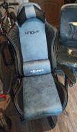 img 2 attached to Computer chair AeroCool Knight gaming, upholstery: imitation leather/textile, color: Iron Black review by Ewa Komorowska ᠌