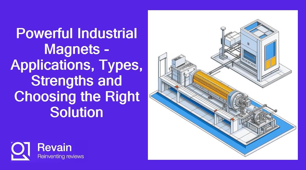 Powerful Industrial Magnets - Applications, Types, Strengths and Choosing the Right Solution