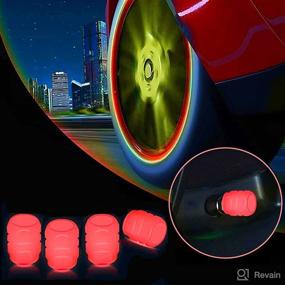 img 4 attached to Luminous Fluorescent Illuminated Motorcycles Vehicle Tires & Wheels better for Accessories & Parts