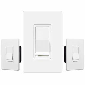 img 4 attached to Upgrade Your Lighting With BESTTEN Dimmer Switches: 3 Pack 3 Way Or Single Pole, Compatible With Multiple Bulb Types, UL Listed