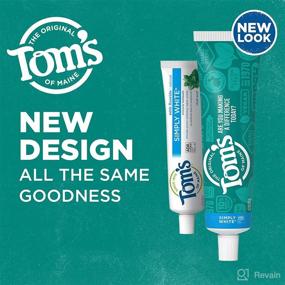 img 3 attached to 🪥 Toms Maine Natural Fluoride Toothpaste: Oral Care Made Effortless!