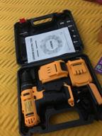 img 2 attached to MANCRAFT Cordless drill driver 24 V, 3500 rpm, professional drill with 2 speeds in a case with accessories, flashlight, reverse, charger review by Boyan Georgiev ᠌