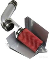 dna motoring caip-3-hs-ck96v8-slsl cold air intake pipe+heat shield system, enhancing performance for 1996-2000 chevy gmc c/k tahoe yukon logo