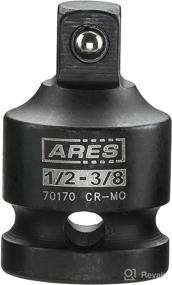 img 4 attached to 🔧 ARES 70170 - 1/2-Inch F to 3/8-Inch M Impact Socket Adapter: Durable Chrome Molybdenum Steel Construction, ANSI Compliant for Lifelong Performance