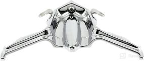 img 1 attached to 🏍️ Chrome Motorcycle Tappet Lifter Block Accent Cover - Perfect Fit for Harley Twin Cam Street Glide Road King 1999-2017