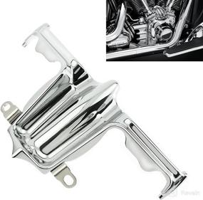 img 3 attached to 🏍️ Chrome Motorcycle Tappet Lifter Block Accent Cover - Perfect Fit for Harley Twin Cam Street Glide Road King 1999-2017