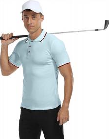 img 2 attached to Stay Stylish And Comfortable With MLANM Men'S Slim-Fit Polo Shirts