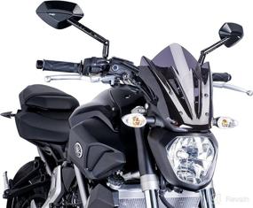 img 2 attached to Puig 7015F Dark Smoke Sport 🛡️ Shield for Yamaha Fz-07 14'-17': Enhance Your Ride!
