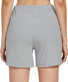 img 1 attached to Stay Comfortable And Stylish With Women'S 5" Hiking Shorts - Perfect For Golf, Athletics, And Outdoor Workouts