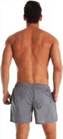 img 1 attached to Stay Cool And Comfortable With YnimioAOX Quick Dry Men'S Swim Trunks