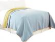 mambe 100% waterproof furniture cover queen, 90" x 90", bamboo and sky blue - for pets and people - for all types of furniture and bedding from spills, accidents, and normal wear and tear logo