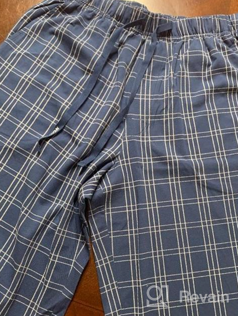 img 1 attached to Comfortable Cotton Pajama Bottoms for Men | DAVID ARCHY Sleep & Lounge Collection review by Dany Meadows