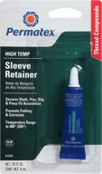 🔒 permatex 64000 high temperature sleeve retainer: secure your parts with 6ml pack of 1! logo