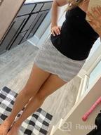 img 1 attached to Embrace Elegance And Comfort With GRAPENT Women'S High Waist Tulip Hem Swim Skirt review by Mark Harrison