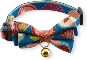 img 4 attached to Temari Bow Tie Collar Blue