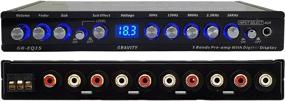 img 3 attached to 🚘 Gravity EQ15 1/2 Din Car Audio Equalizer EQ Front, Rear +Master Volume Control with up to 9 Volts RMS of Output/Three Stereo RCA Output